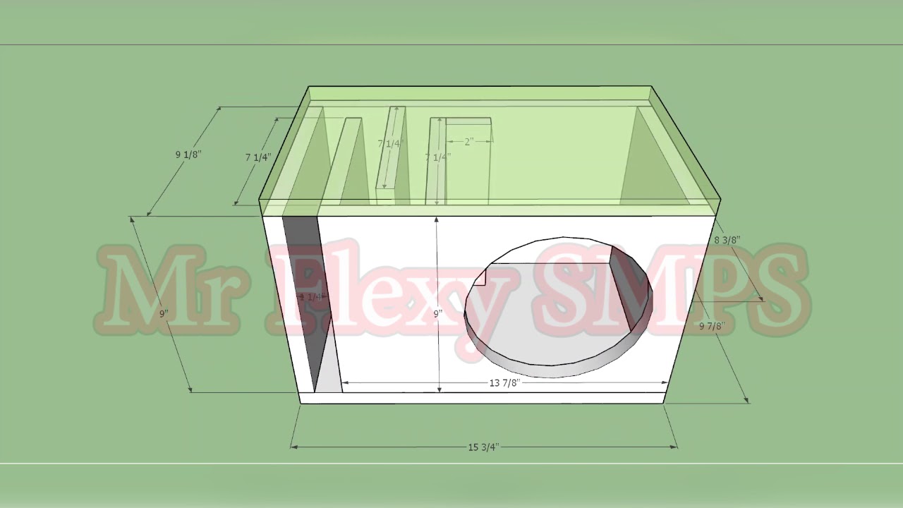 T-LINE 8INCH SUBWOOFER EASY TO BUILD  Box