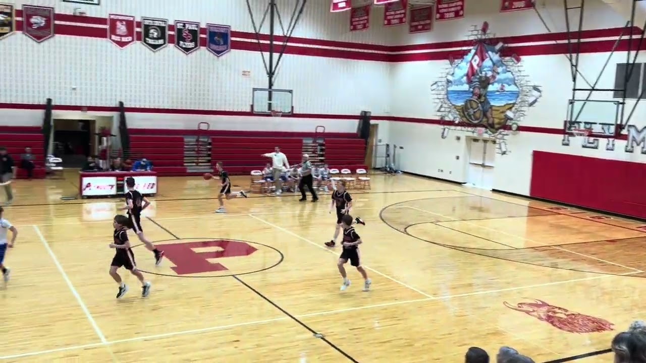 2/2/26 4th quarter 7th grade tournament 2nd round vs. Western Loss 27-23