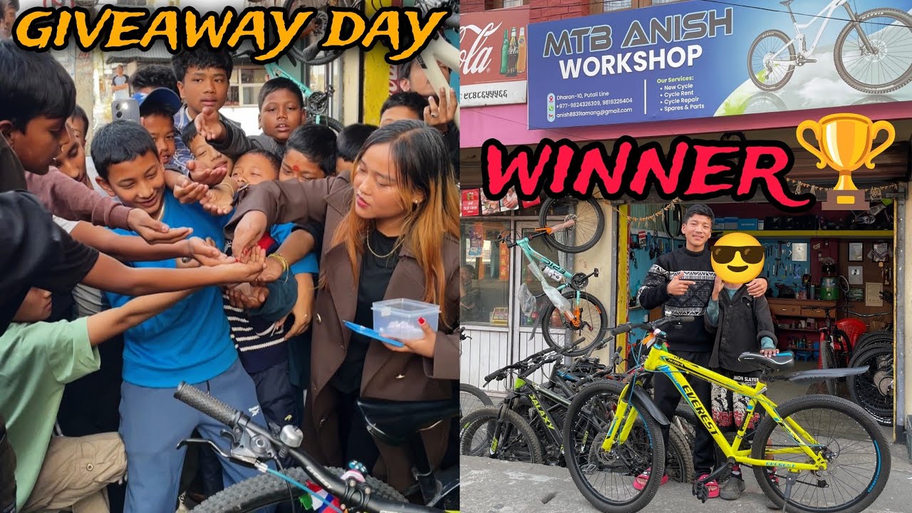 CYCLE GIVEAWAY 😱