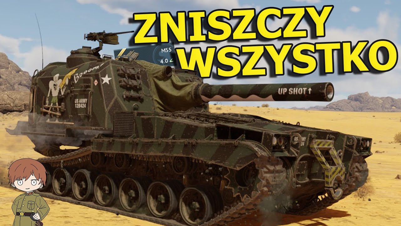 203mm ZNISZCZENIA!  - M55 | War Thunder PL