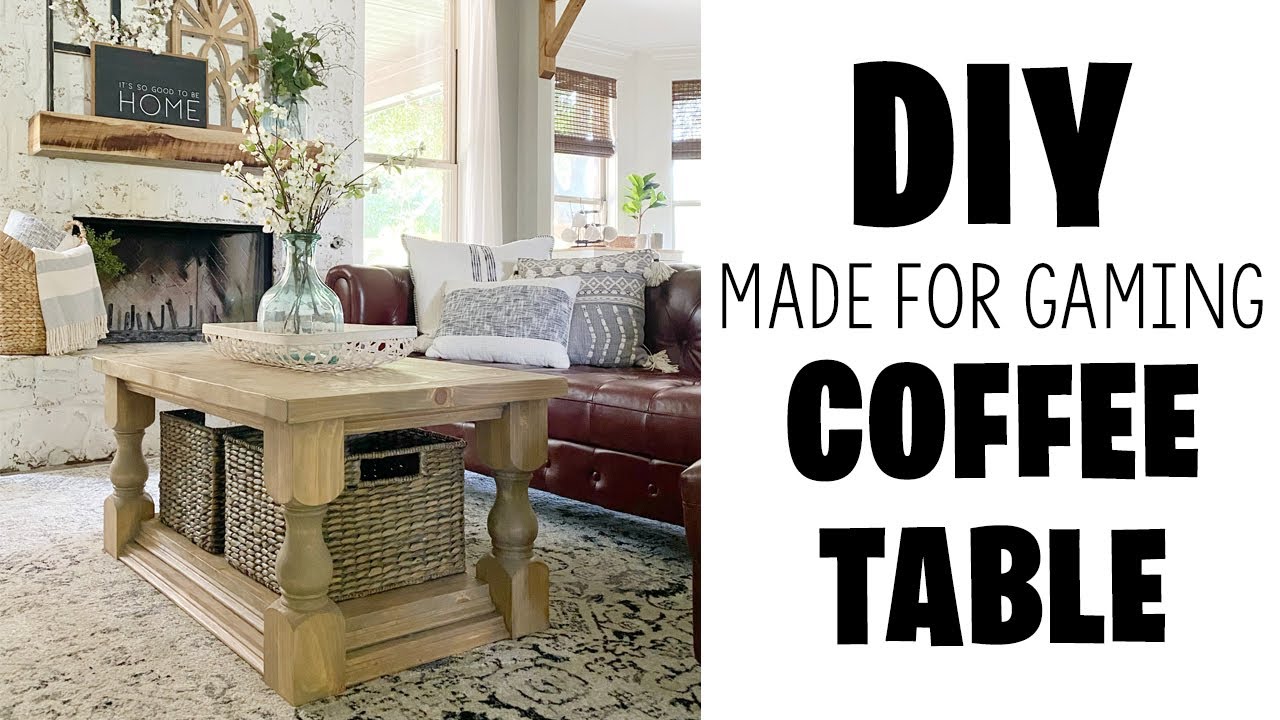DIY Coffee Table made for serious gaming...