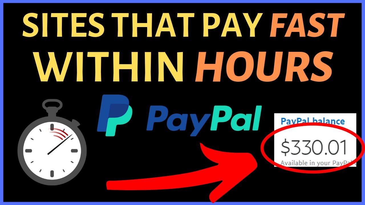 Sites to Earn PayPal Money FAST | Cash Out in Hours!