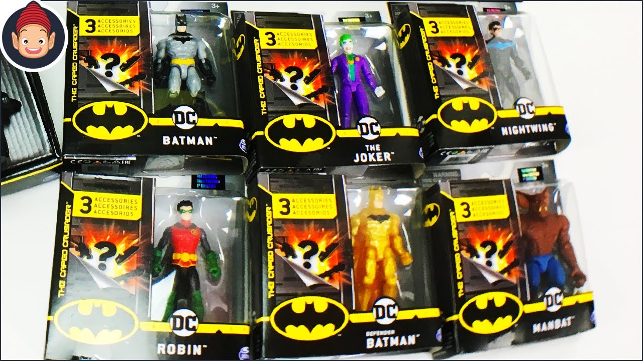 Batman 4 Inch Action Figures & Batmobile Batboat 2 in 1 Transforming Vehicle Set Unboxing