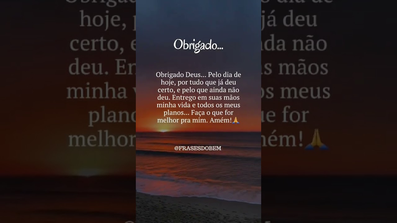 Gratid&atilde;o Por Mais Um Dia... Muito obrigado Meu Deus 🙏🙌 #hoje #mensagem #frasesbonitabonitas #frases