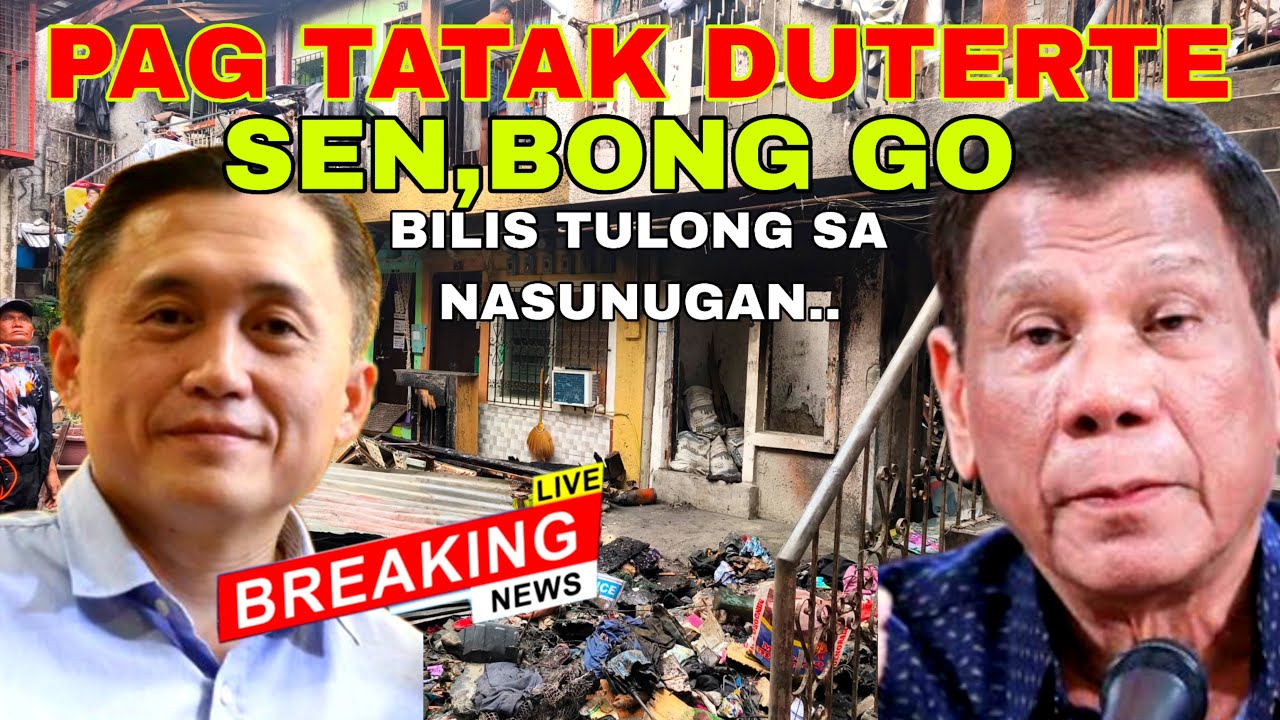 PAG TATAK DUTERTE: SEN BONG GO BILIS NG TULONG SA NASUNUGAN BRGY 580 SAMPALOC MANILA..