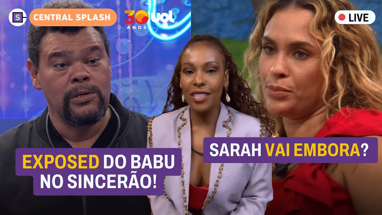🔴 Sarah, Babu e Sol no Paredão!! Cowboy arma plano pro Sincerão; grupo racha depois de eliminação +