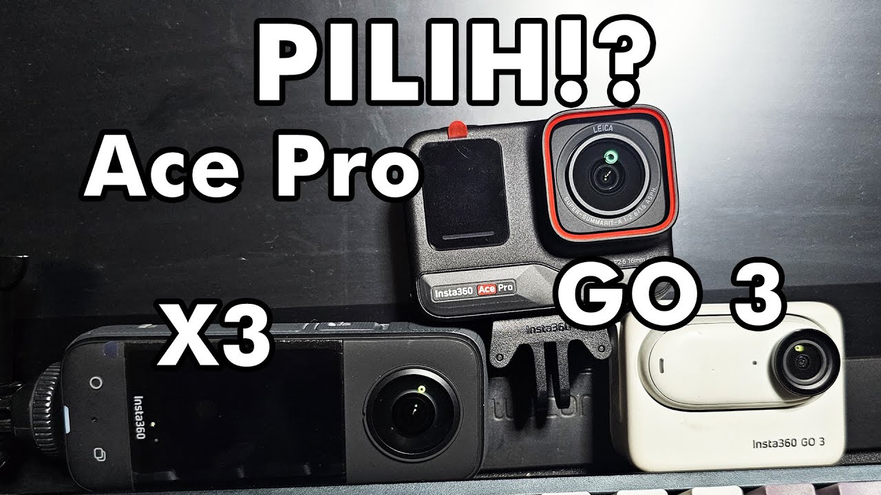 insta360 Ace Pro vs insta GO 3 vs insta X3!