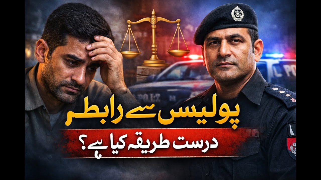 Police se Rujoo Karne Ka Sahi Tareeqa || Madayi Ki Ibtidai Qanooni Rahnumai || Qanoon Pakistan