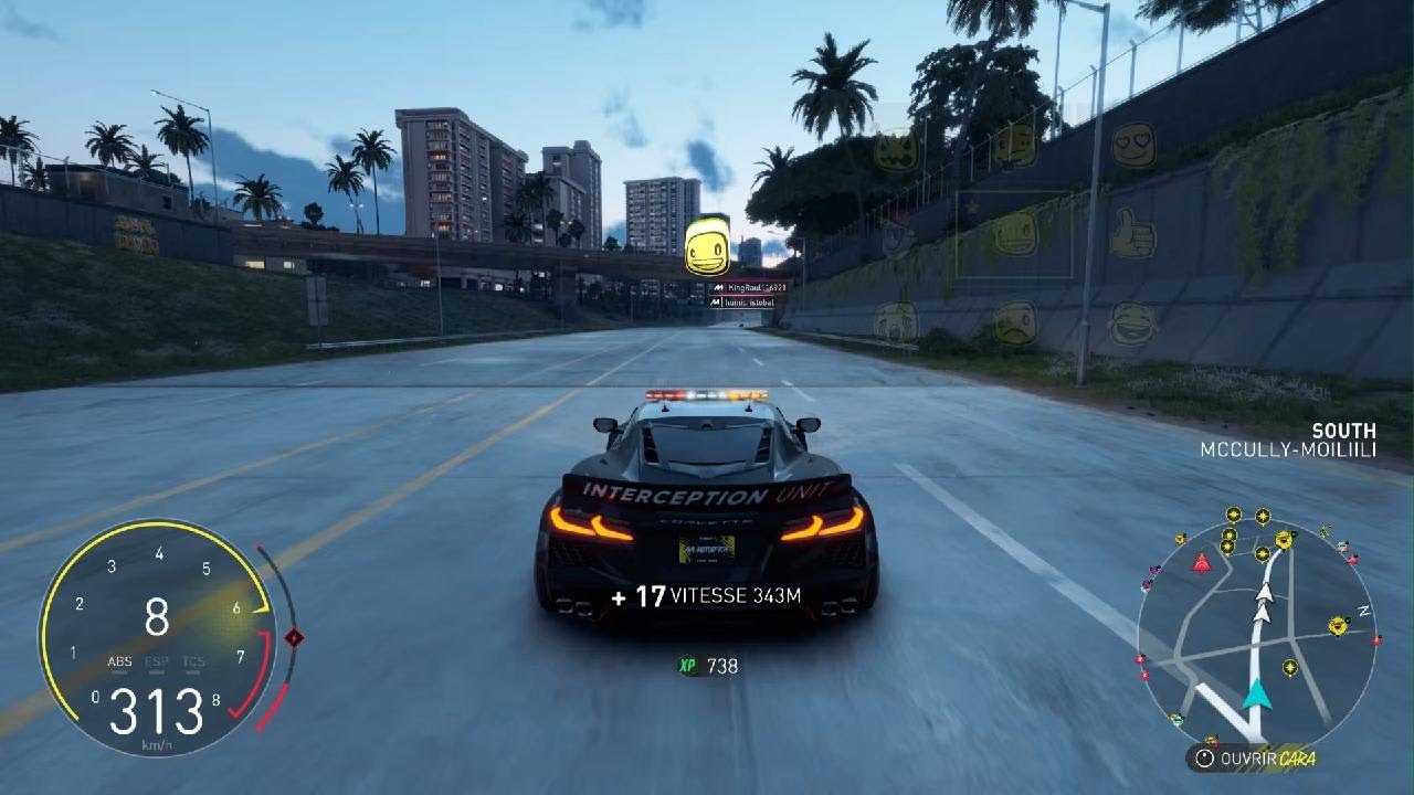 chasse de fou sur the crew
