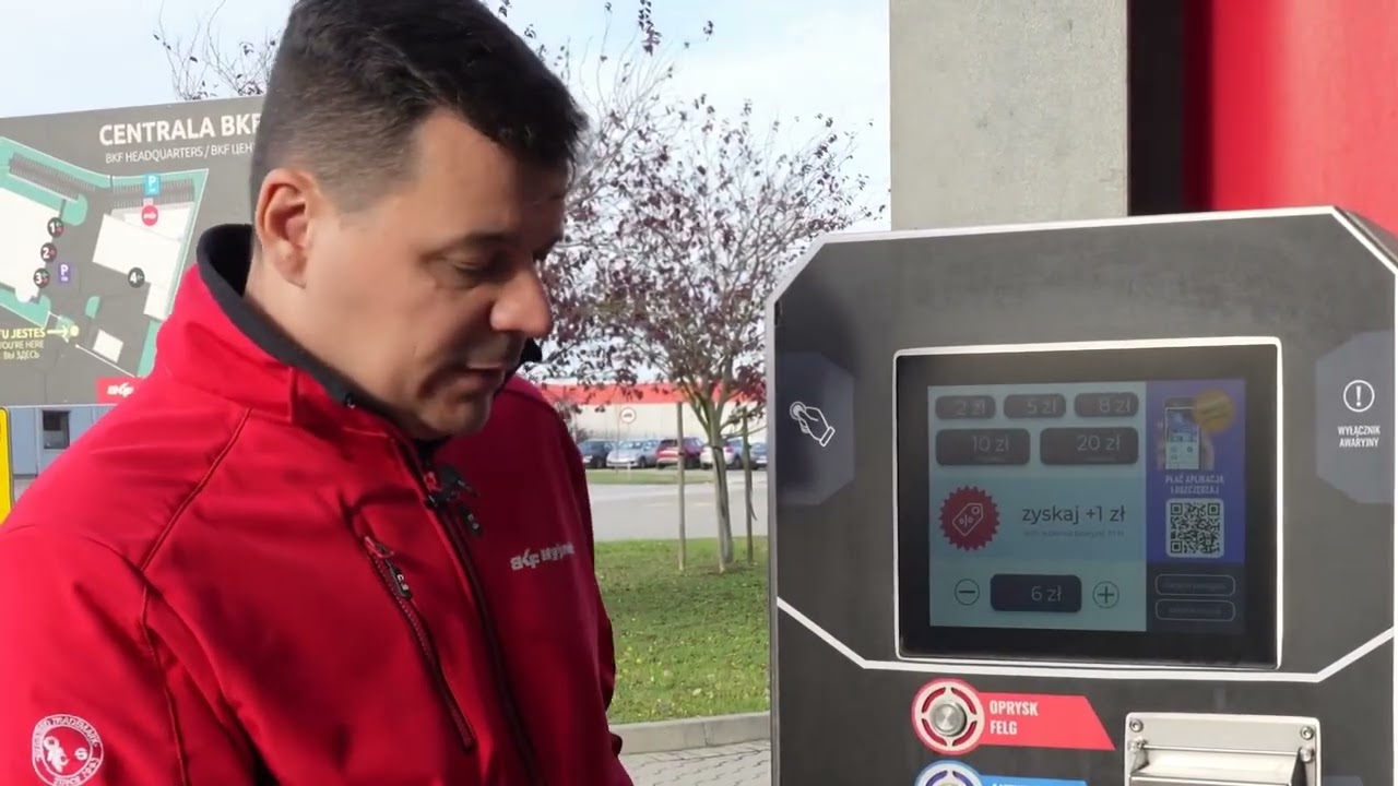 Revoluce v mytí aut! Nový ovládací panel BKF s dotykovým displejem