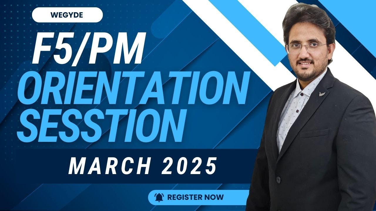 PM/F5 || ORIENTATION SESSION ||  Everything you need to know before you start PM