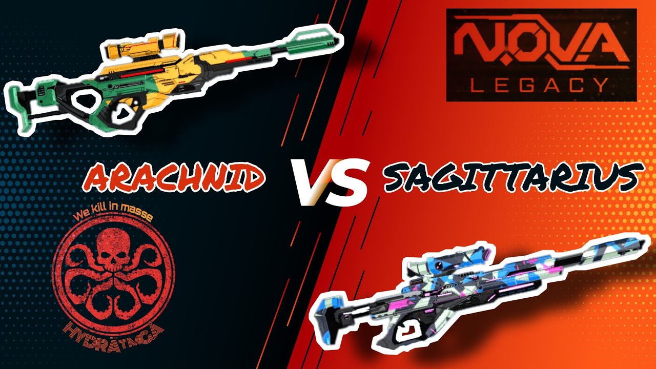 NOVA LEGACY || ARACHNID VS SAGITTARIUS COMPARISON || 💛💛