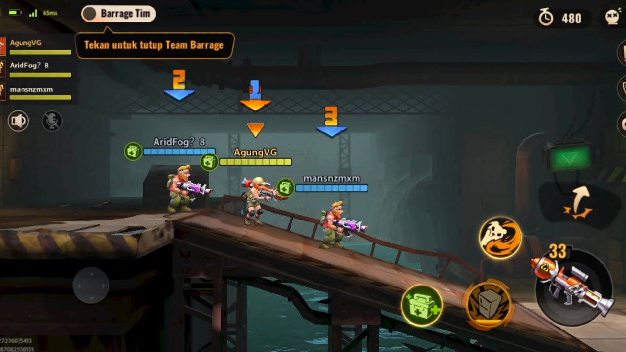 Metal Slug: Awakening - Mode Operasi Gabungan 1-2 Magnetic Guard (Gameplay)