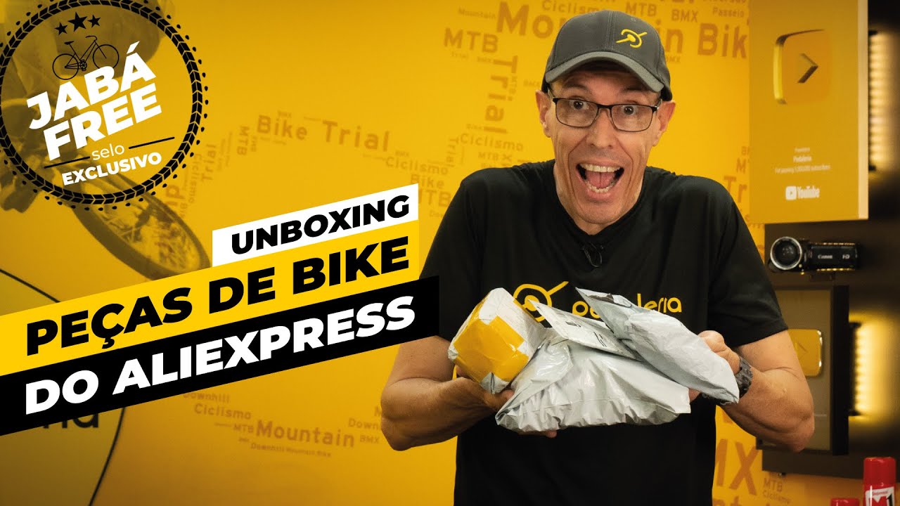 Compramos peças de bike no Aliexpress. Será que chegou tudo certo? Pedaleria