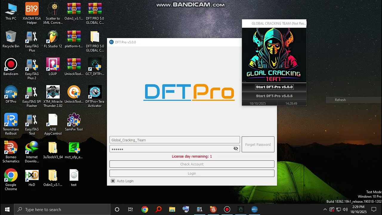 DFT PRO 5.0 FIX CRAKIN, GLOBAL CRAKING TEAM