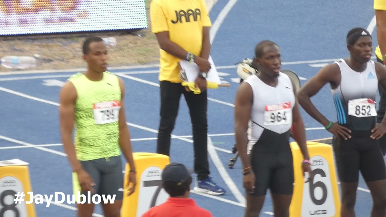Oblique Seville | Kemar Bailey-Cole | Jelani Walker | Mens 100m SEMI-FINAL 2