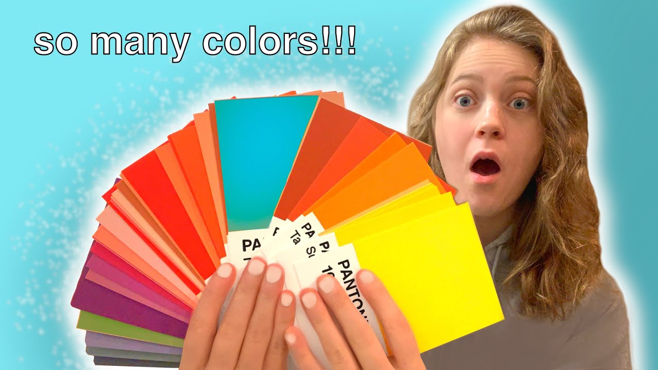 Paint Pantone Postcards with Me... sooo many colors!!!