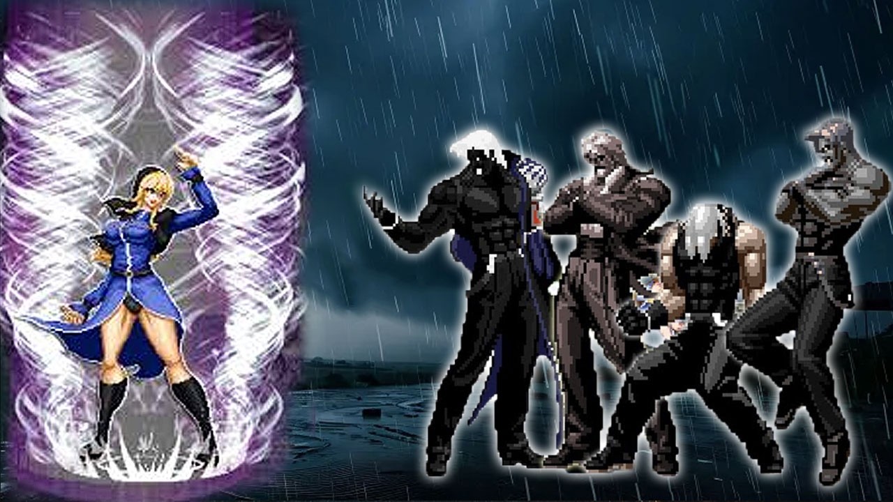 [Mugen KOF] Mistral Wind Vs Ultimated Power Rugal Bernstein  TEam