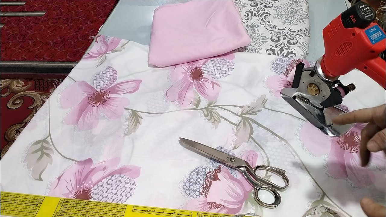 ✅طرق مختلفه لقص طقم سرير للمبتدئين وبداية مشروع ناجح 💯