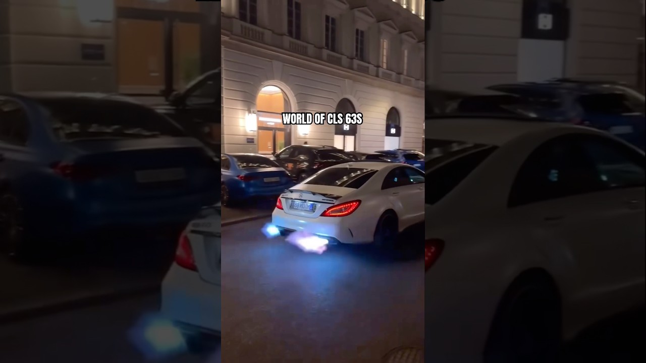 BRUTAL V8 AMG SOUND OF CLS63S😮 #cls63amg #brutal #sound #amg