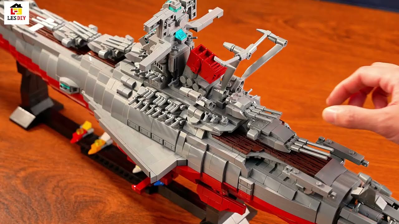 LesDiy MOC-81382 Space Battleship Yamato 2199 (Star Blazers) #lesdiy  #moc #afol  #military