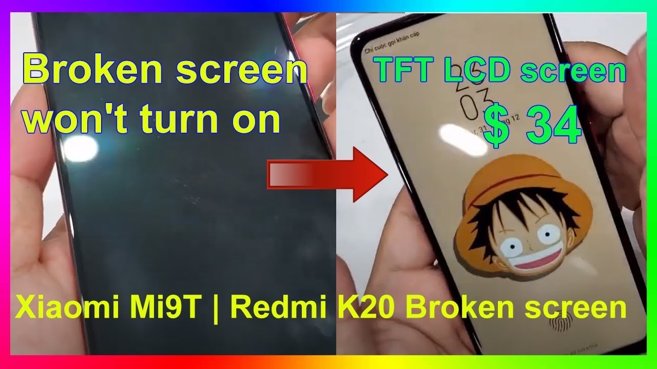 Replace the screen Xiaomi Mi 9T | Redmi K20 | LCD TFT $34
