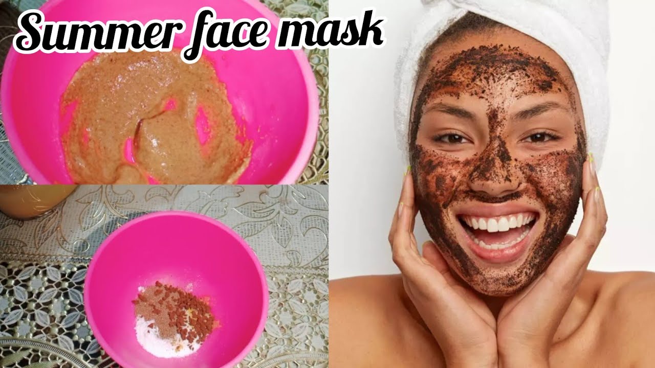 Eid glow mask 🌟 | summer face mask | coffee mask