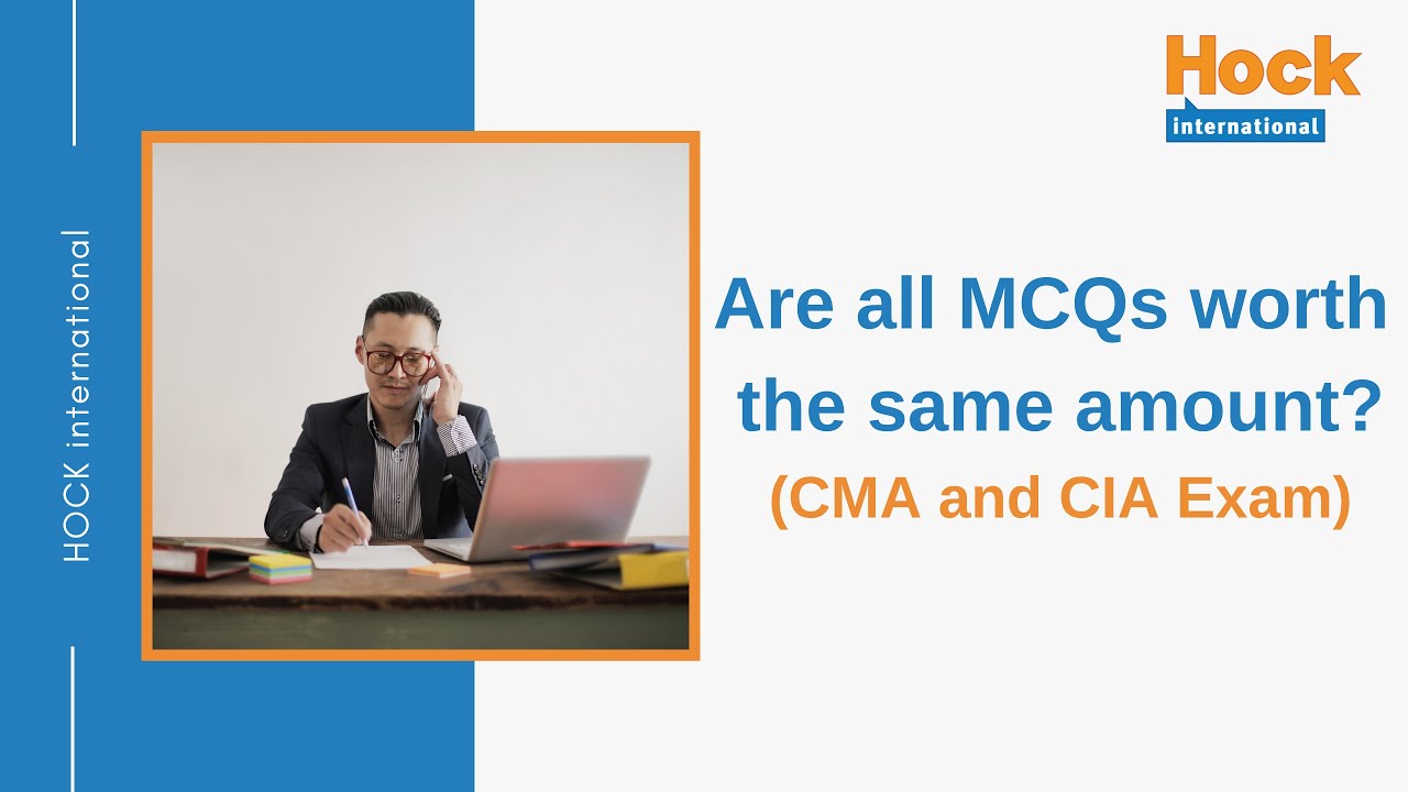 Are all CMA and CIA exam MCQs worth the same amount?