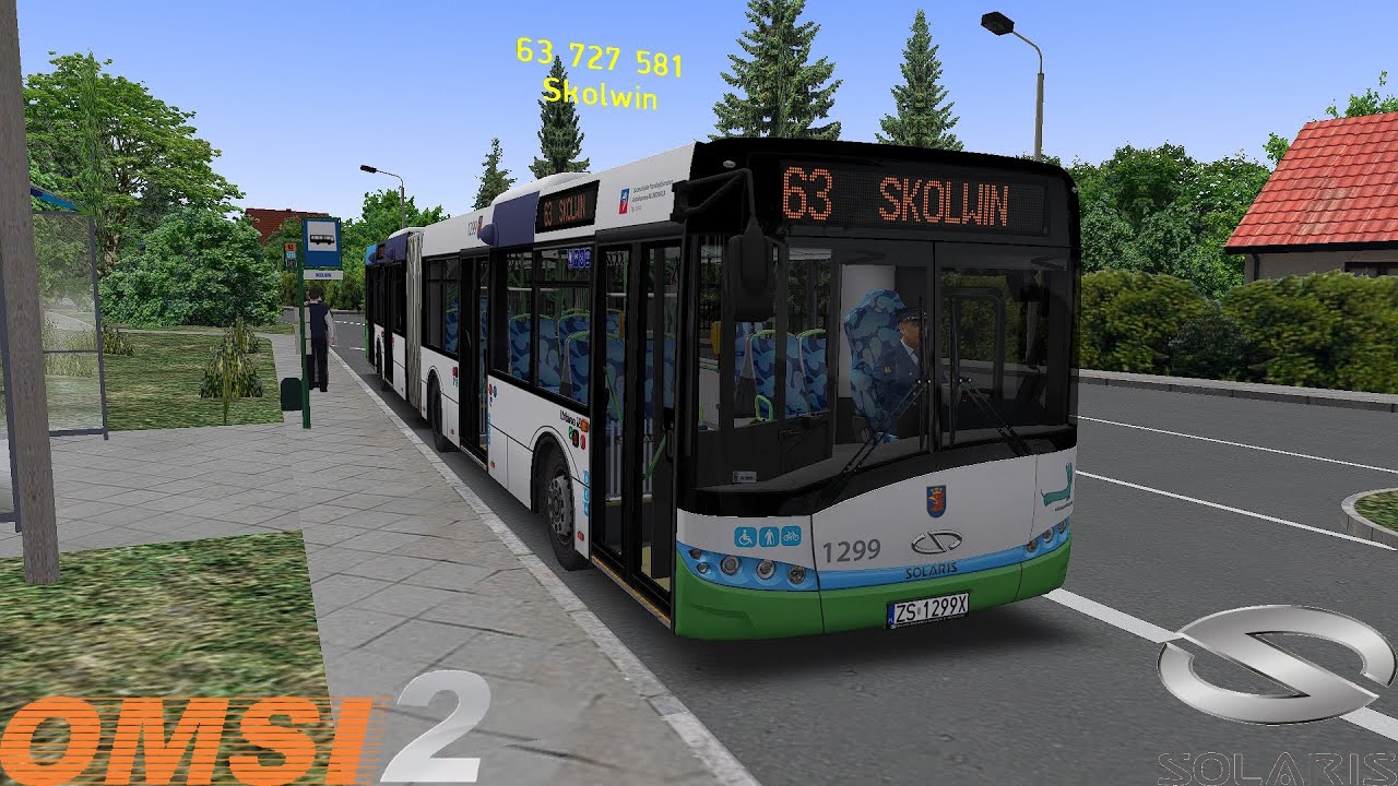 Omsi 2 - Fikcyjny Szczecin - Line 63 - Solaris Urbino 18 III