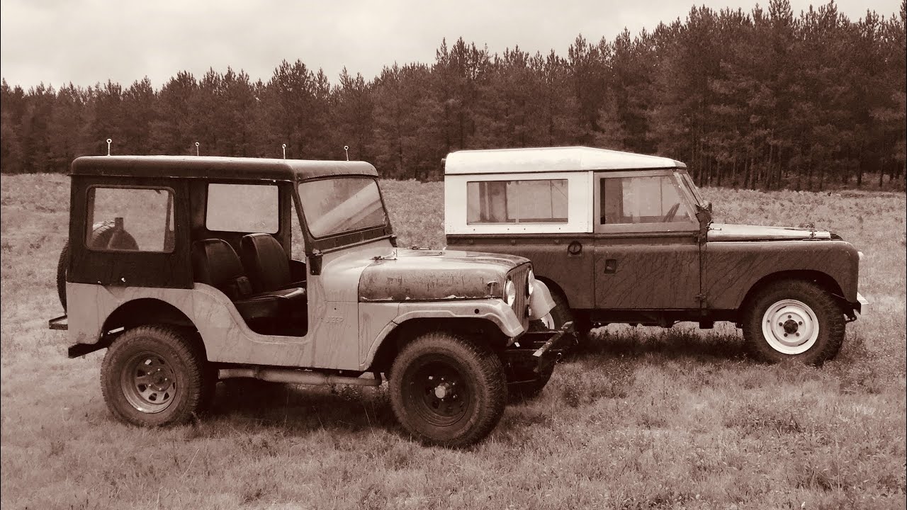 Land Rover Series 2 vs Jeep CJ5 - Soldier Lake to Tahquamenon Falls- part #2