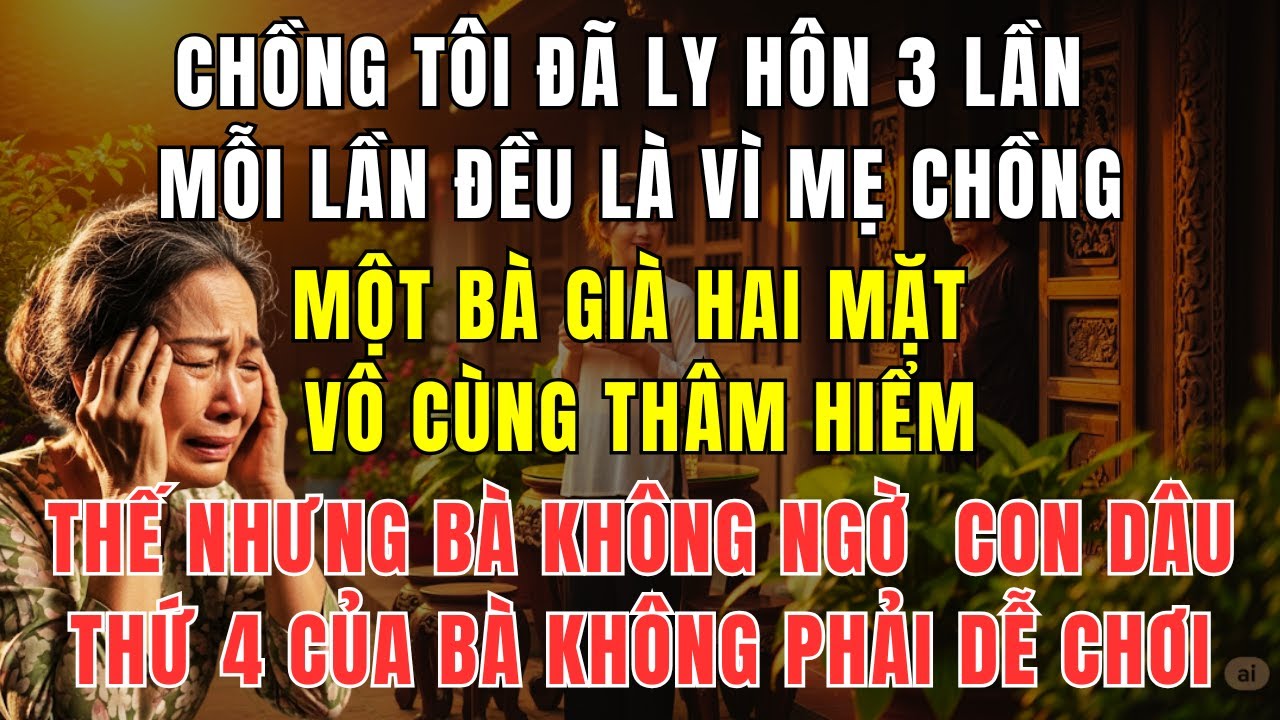 Chồng Tôi Đã Ly Hôn 3 Lần Vì Mẹ Chồng – Đến Lượt Tôi, Bà Phải Câm Lặng