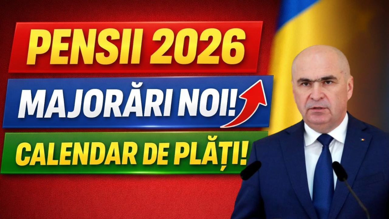 🚨 Acum 2 ORĂ! Pensii România 2026: Majorări NOI Confirmate + Calendarul de Plată Oficial