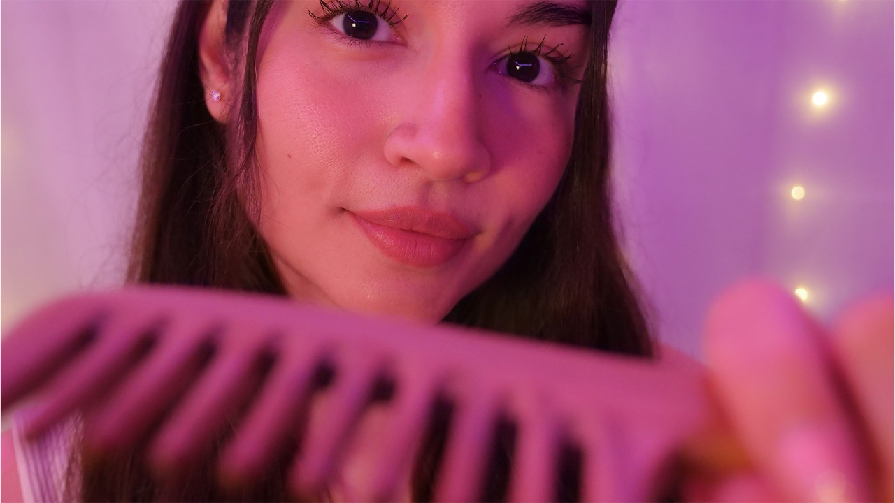 ASMR Layered Camera Brushing for Relaxation