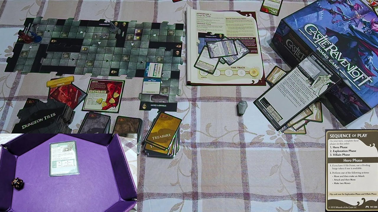 D&D Boardgame Castle Ravenloft -  Setup