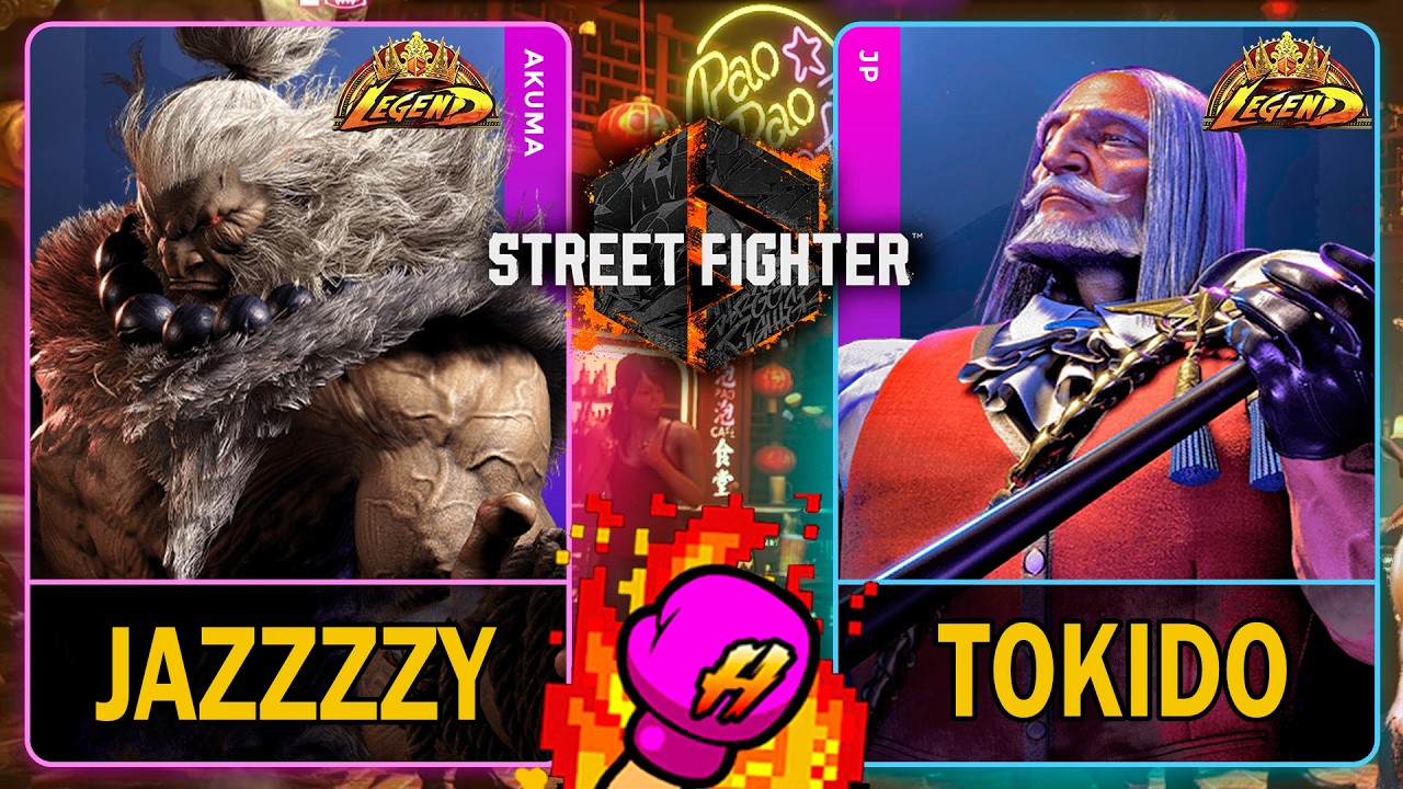 SF6 Jazzzzy (AKUMA) VS Tokido (JP)🥊Street Fighter 6🥊スト6🥊4K 60ᶠᵖˢ