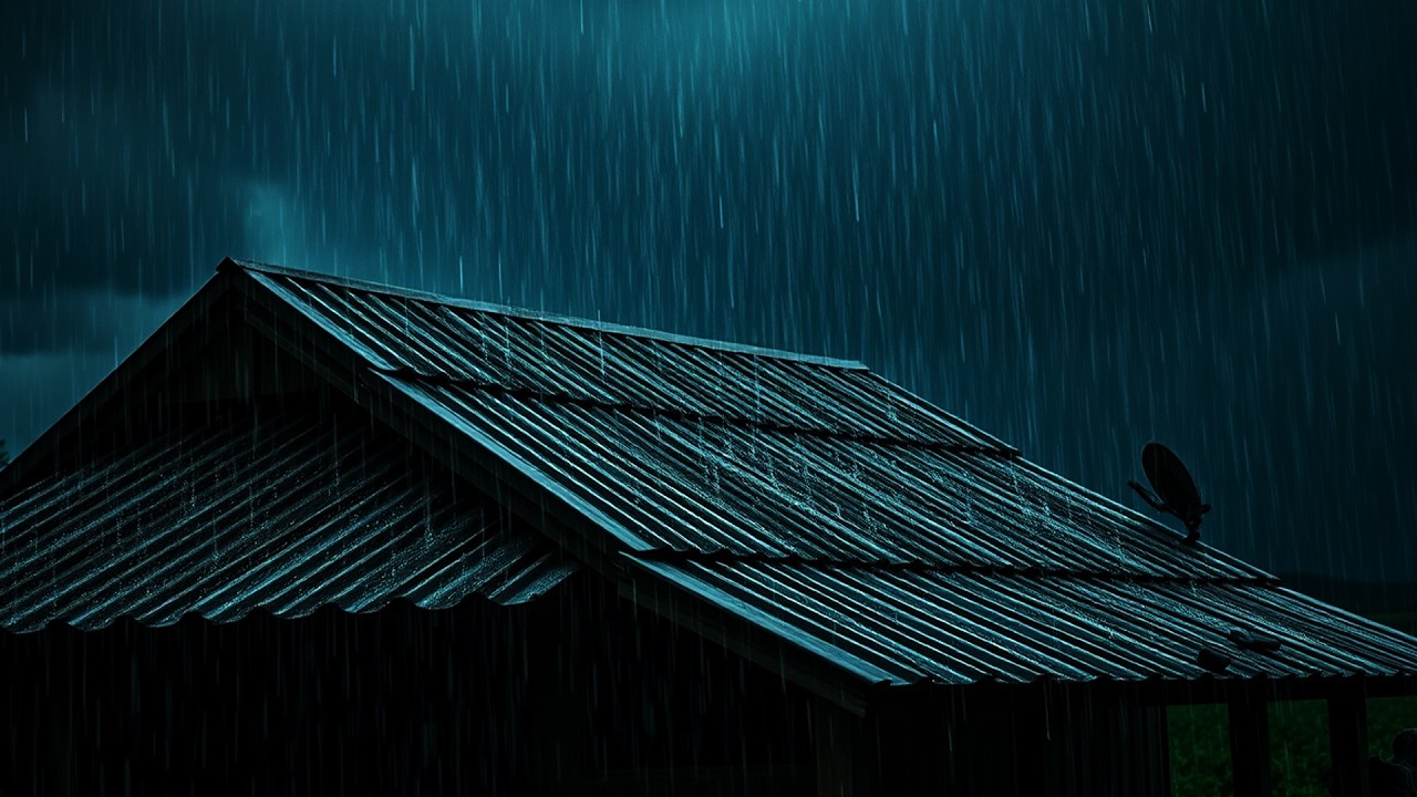 Midnight Rain Sounds🚂 Cozy Bedroom on a Rainy Night to Cure Insomnia (8 Hours)