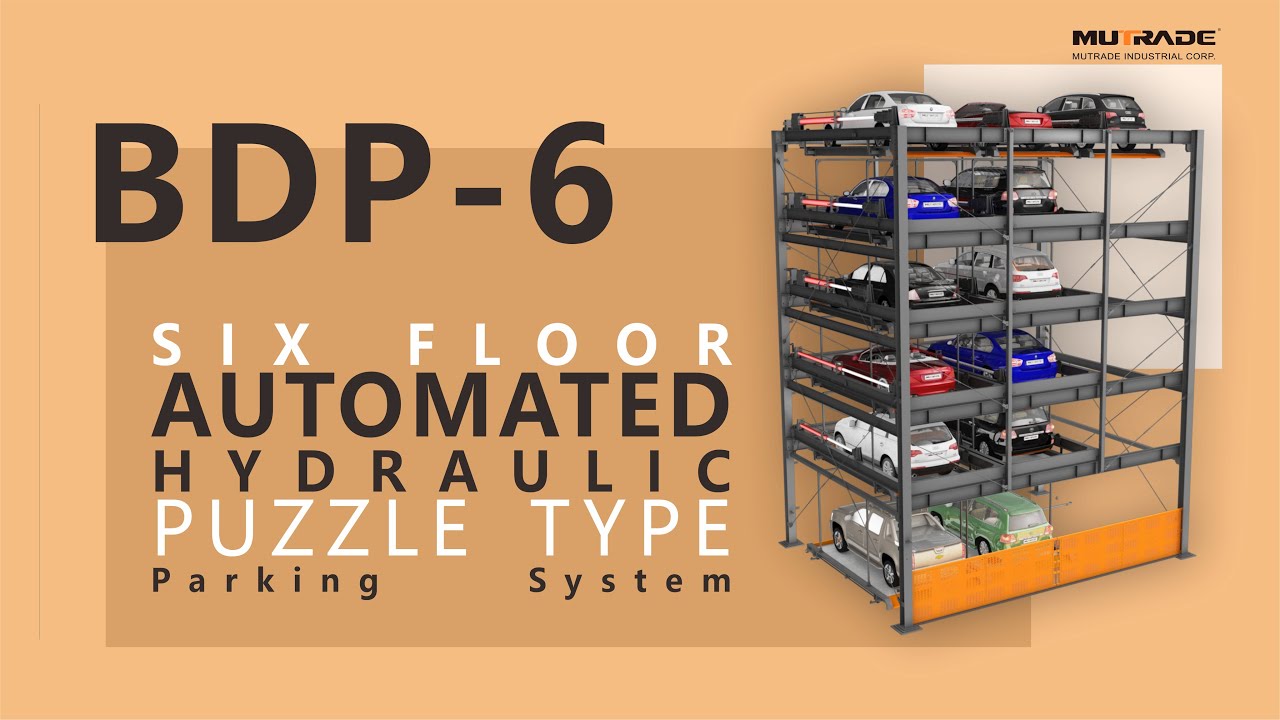 Mutrade BDP- 6: Multilevel Six Floor Automated Hydraulic Puzzle Car Parking System