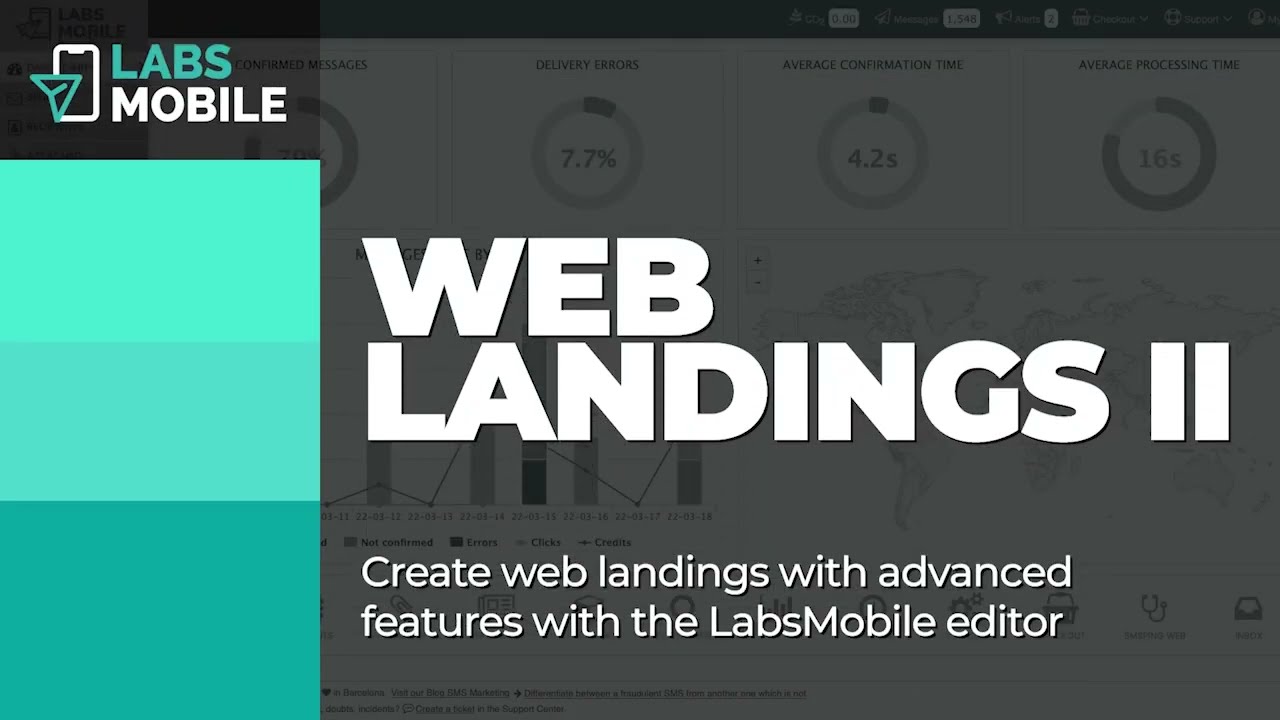 Landing web with all the functionalities | LabsMobile