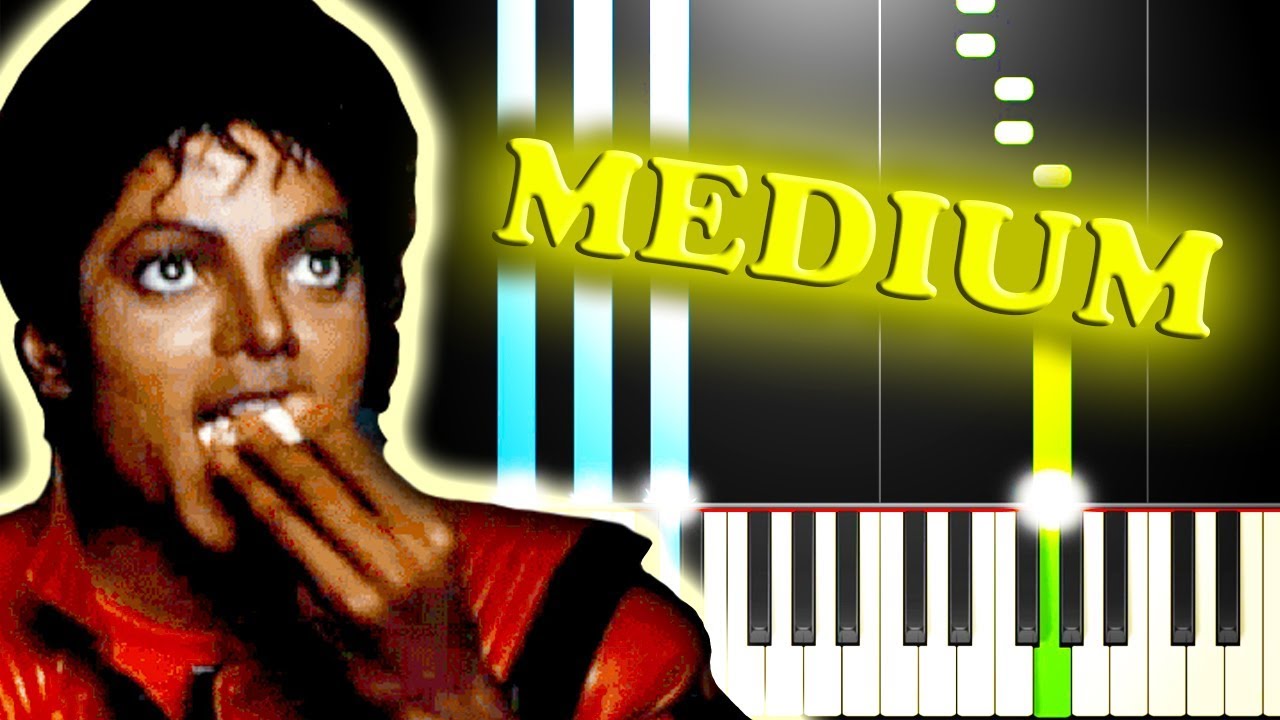 MICHAEL JACKSON - THRILLER - Piano Tutorial