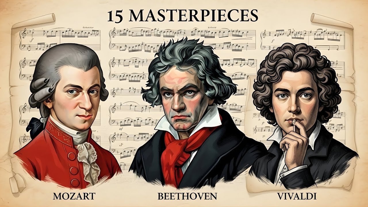 Chopin | Beethoven | Schubert | Mozart | Vivaldi ...: Classical music, relaxing music 🎶🎶 - Russel
