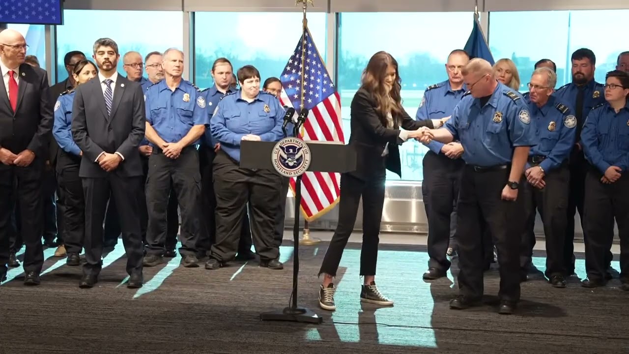 Secretary Noem Hosts Press Conference in Minneapolis, Minnesota