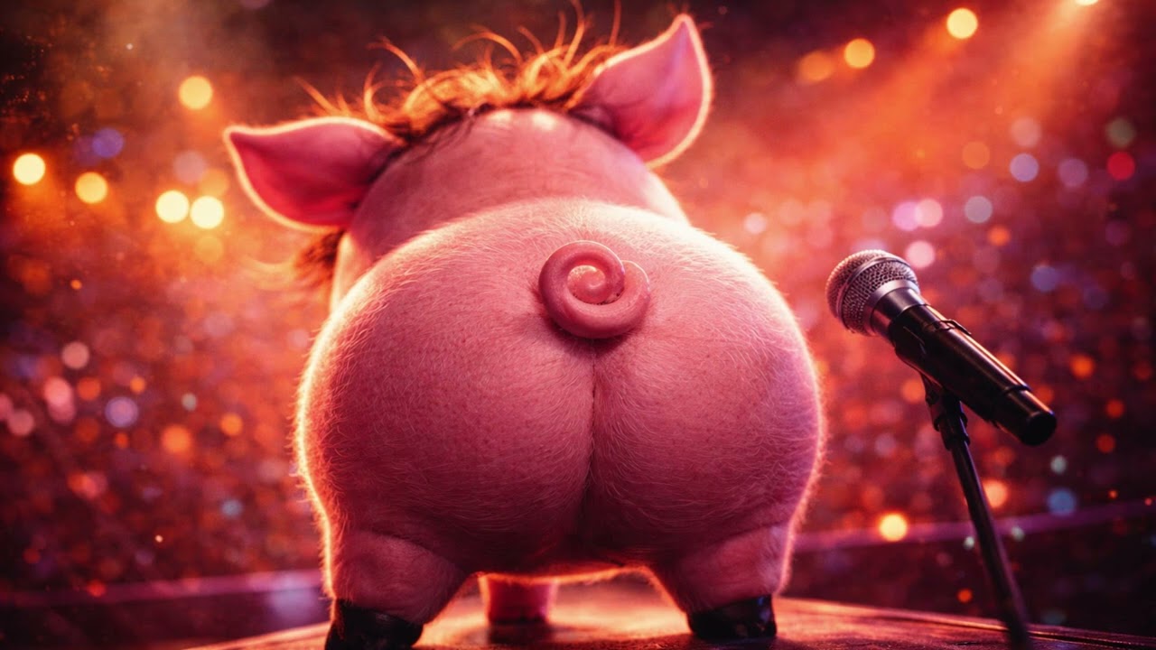 Round Booty Piggy 🐷 Cute & Catchy Kids Song | Funny Pig Music