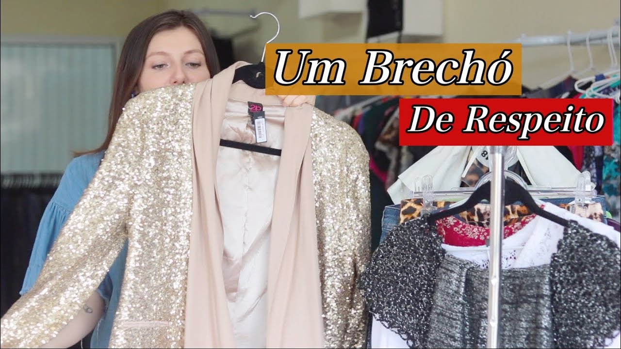 CONHECENDO UM BRECHÓ ONDE ENCONTREI MOSCHINO, FARM E ARMANI A PREÇOS INCRÍVEIS | CHARME DE BRECHÓ