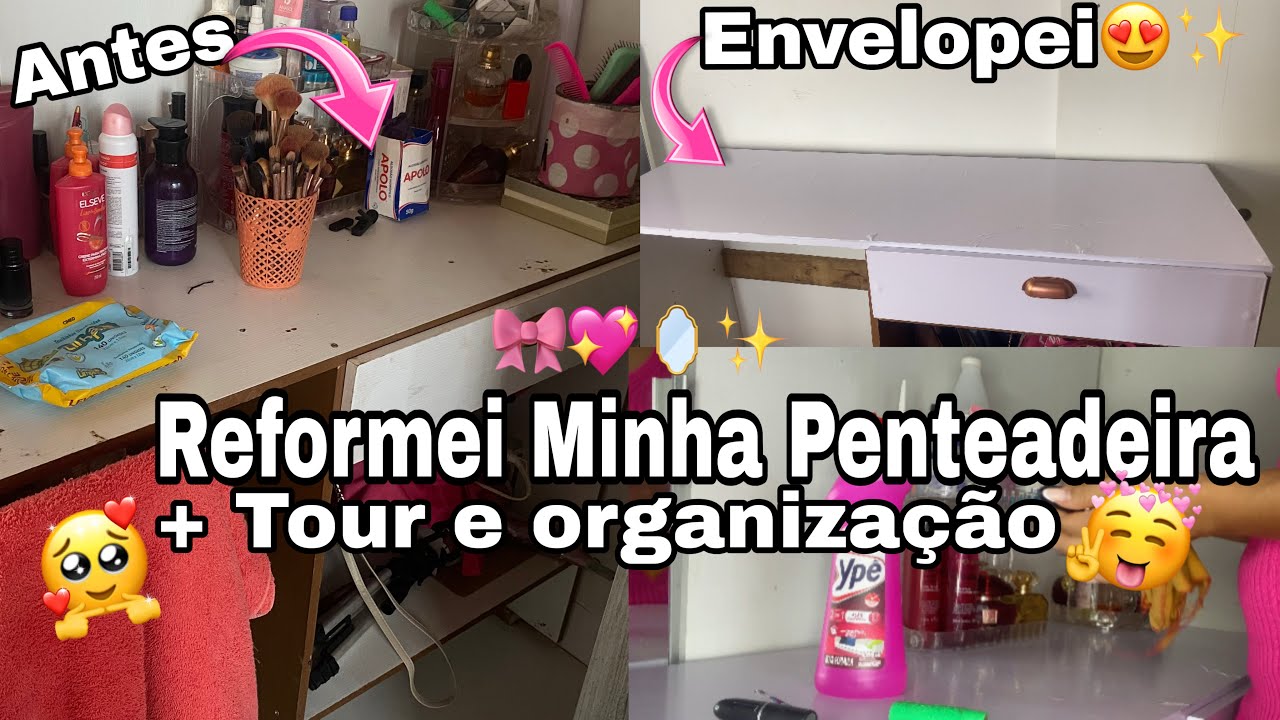 REFORMEI MINHA PENTEADEIRA + TOUR|✨🎀🪞