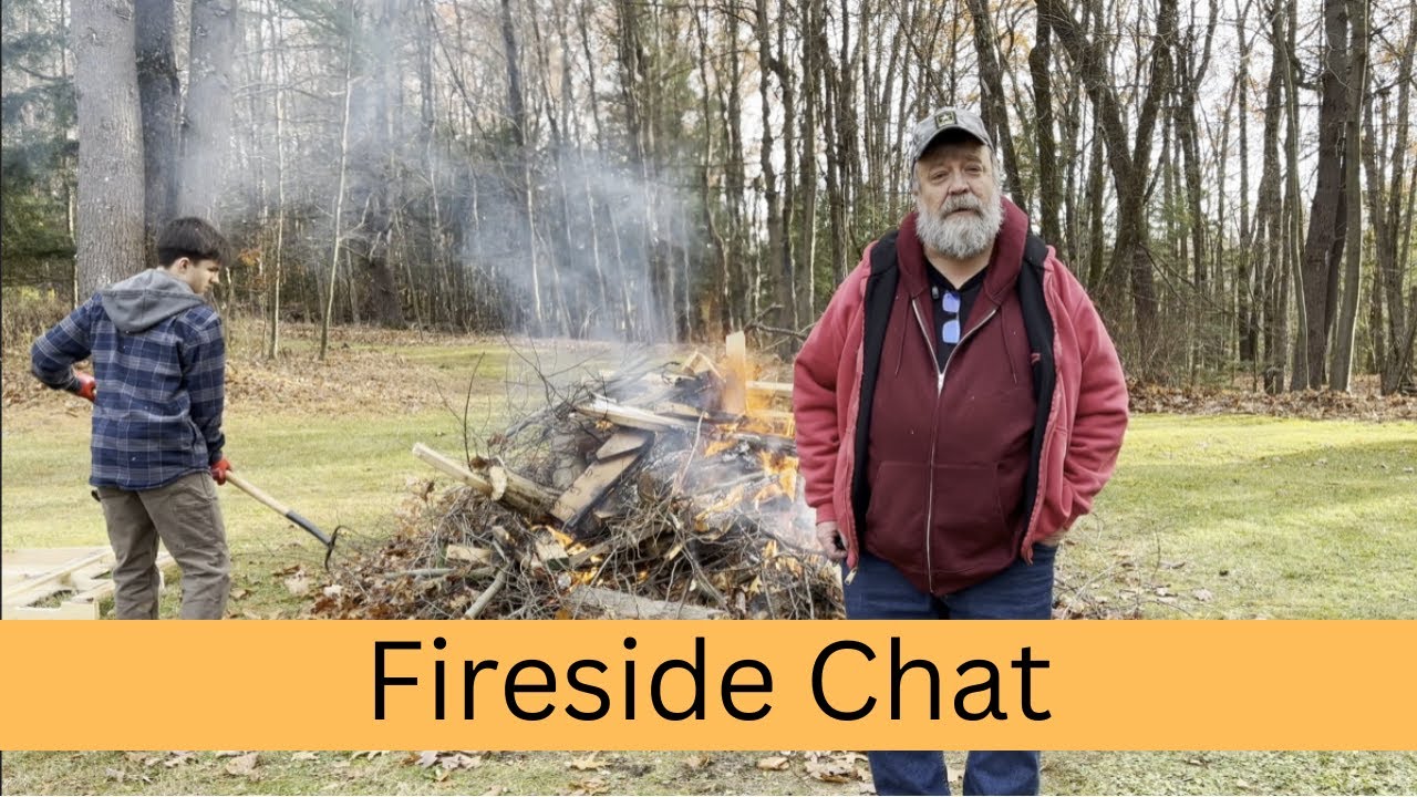 🔥 Enjoying a Fall Bonfire in Upstate NY | Relaxing Backyard Evening