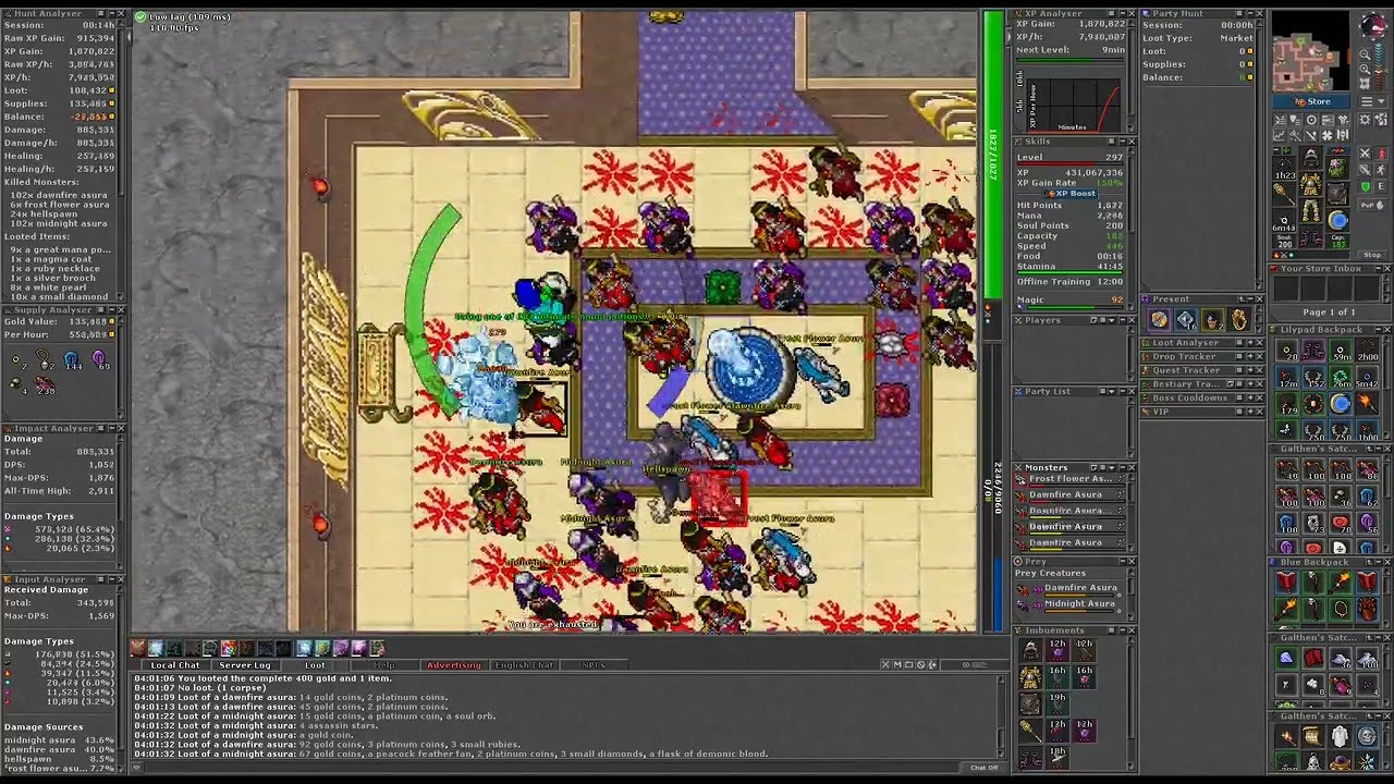 Asura Mirror ~ SOLO MS 297 ~ 3.9kk raw xp/h
