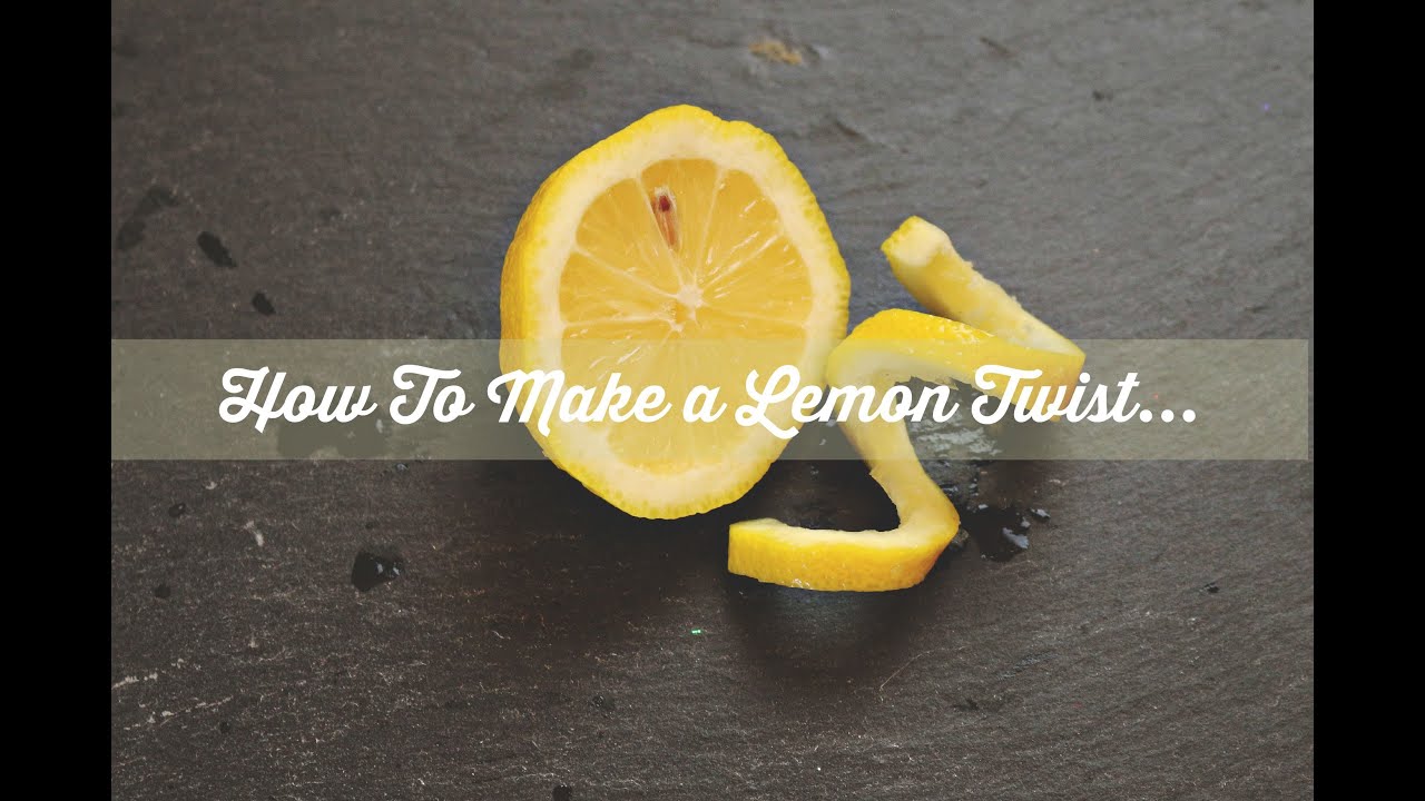 How To Make a Lemon Twist | Food & Drink | Jenny On The Spot