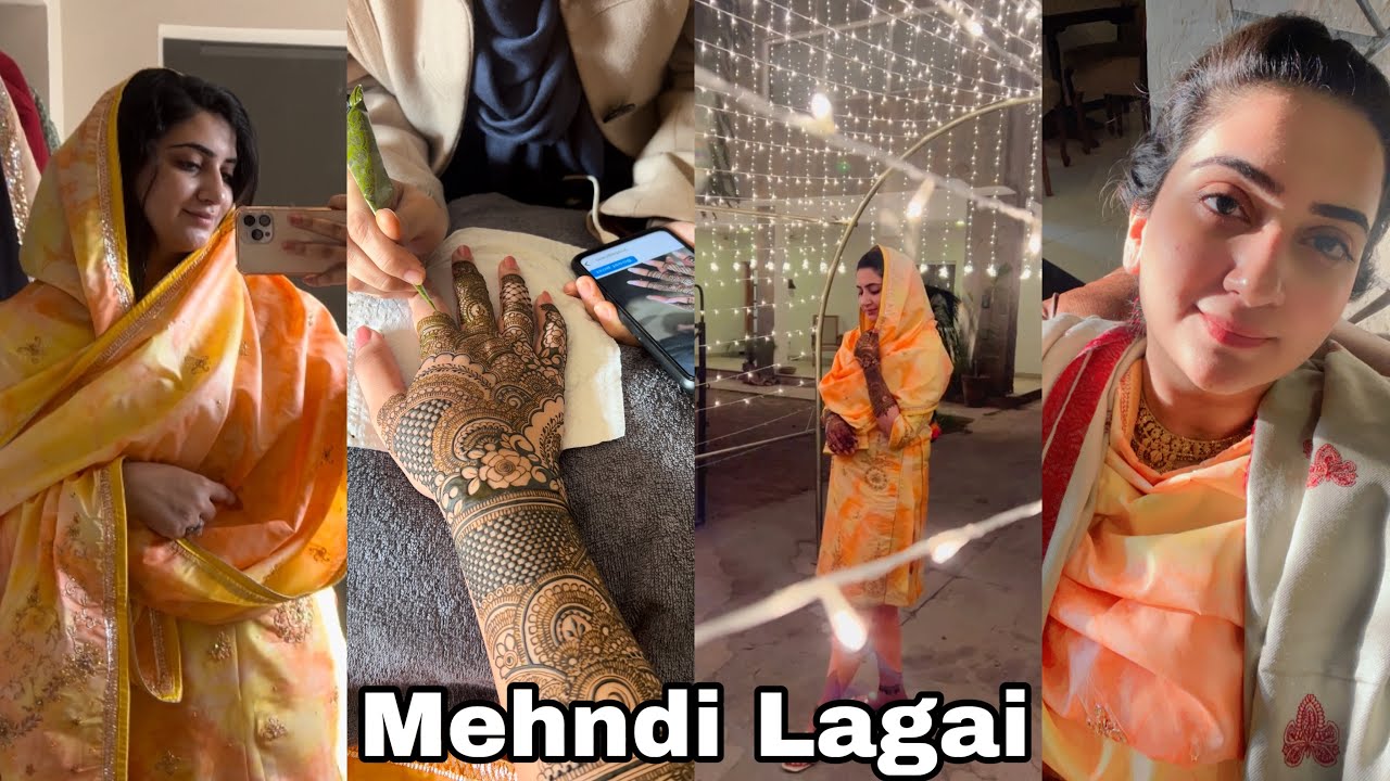 Event 04: Mehndi Lagai | Omaima’s Wedding 💎