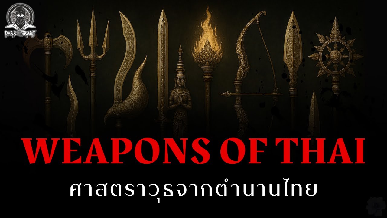 10 ศาสตราวุธจากตำนานและวรรณคดีไทย - Weapons of Thai l Dark Library