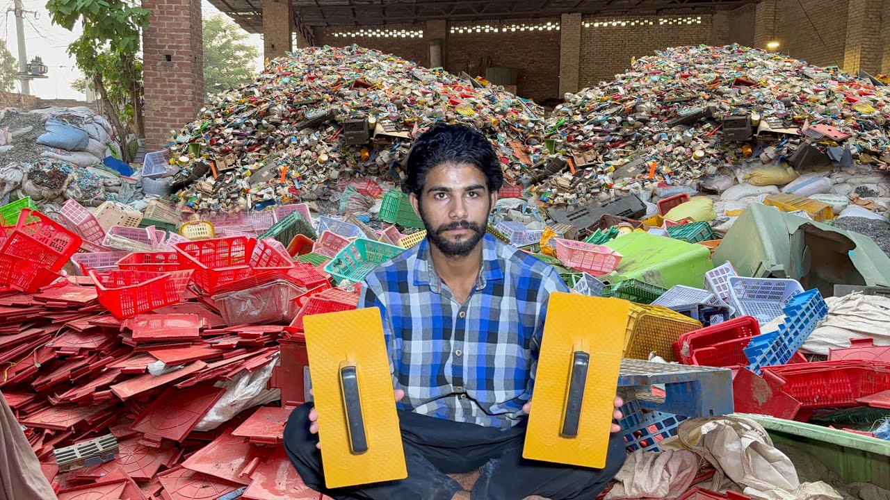 Amazing Process of Making Highly quality Plastering Trowl  Through Waste Plastic Recycling